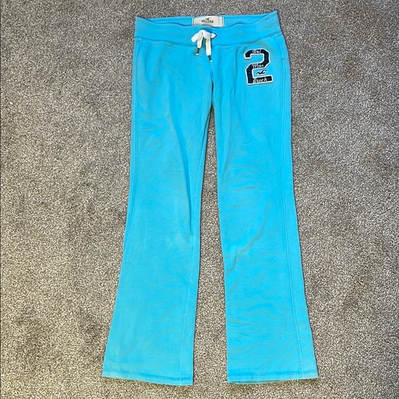 Hollister Blue Flare Sweatpants - Picture 1 of 9